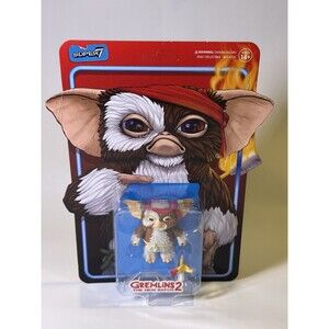 Gizmo Gremlins 2 Super7 Reaction Action Figure CHARACTER CARD EARS NEW 2025